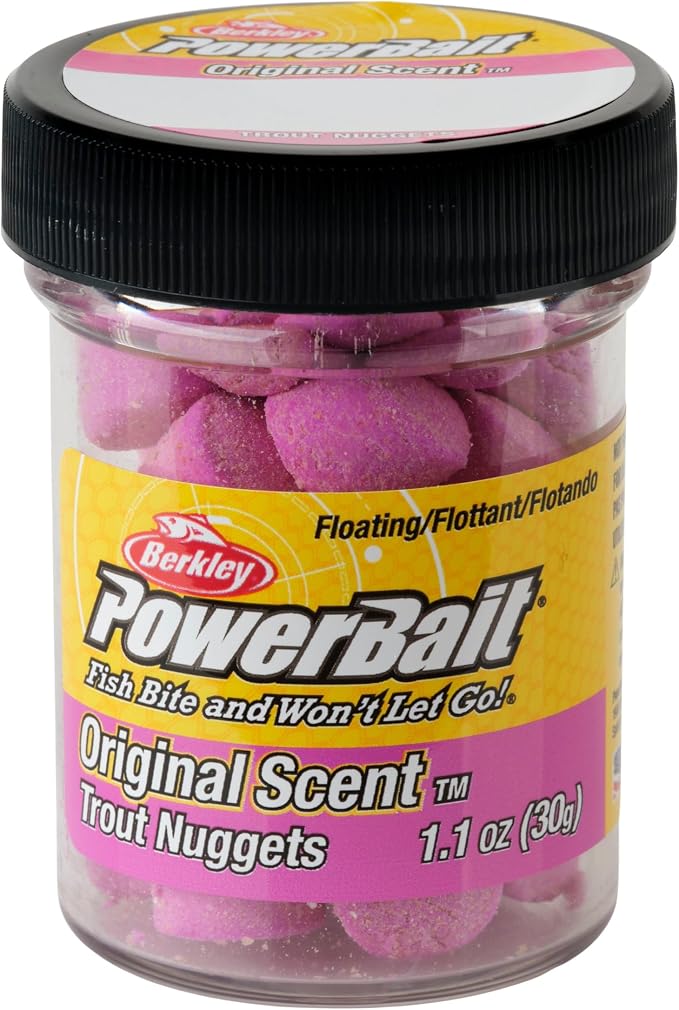 Berkley PowerBait Power Nuggets Fishing Dough Bait, Assorted Colors, Scent Dispersion Technology, Irresistible Scent and Flavor, Moldable and Easy to Use