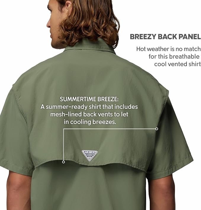 Columbia Men's PFG Bahama II Short Sleeve Fishing Shirt