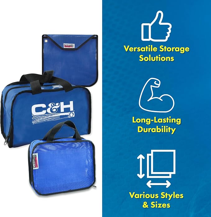 C&H Lures Fishing Lure Case, 11 in x 10.5 in / 28 cm x 26.6 cm, 1 Pocket