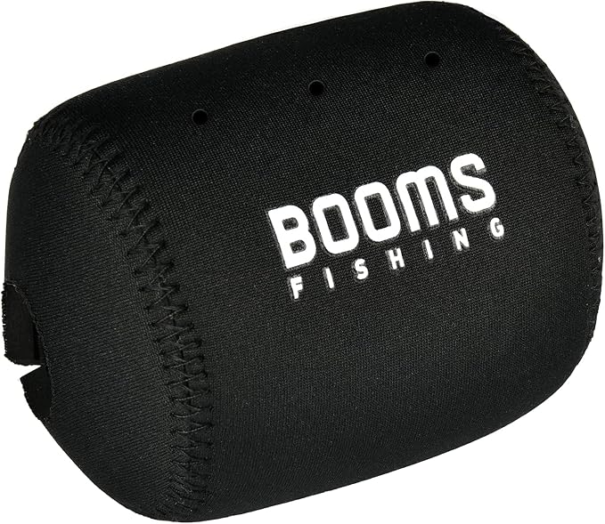 Booms Fishing RC1 Neoprene Reel Cover, Round Baitcasting Reels Cover, Fit for 50 100 200 300 400 800 1000 2000 3000 4000~10000 Conventional Reels, S/M/L/XL Size