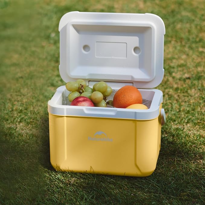 Naturehike 5.3/15/19 QT Hard Cooler, Insulated Ice Chest Box, Portable Ice Retention Cooler for Beach Camping Picnic Fishing Barbecue