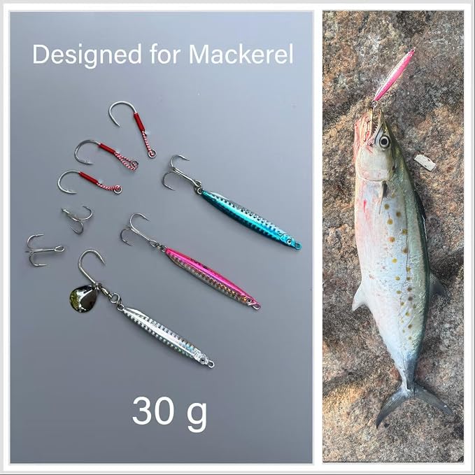 Saltwater Fishing Lures Fishing Jigs Fishing Spoons for Striped bass, Pompano, Spanish Mackerel ，Bluefish