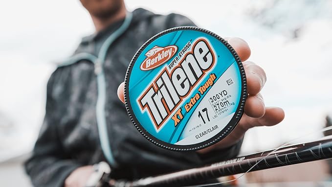 Berkley Trilene® XT®, Low-Vis Green, 17lb | 7.7kg, 1000yd | 914m Monofilament Fishing Line, Suitable for Saltwater and Freshwater Environments