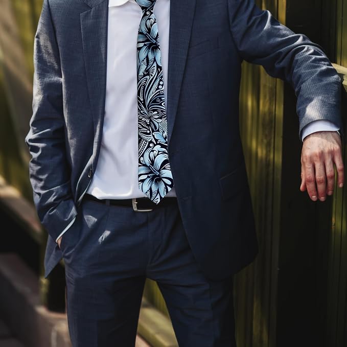 Men's Ties Slim Necktie Skinny Ties For Men Adjustable Neck Ties for Men