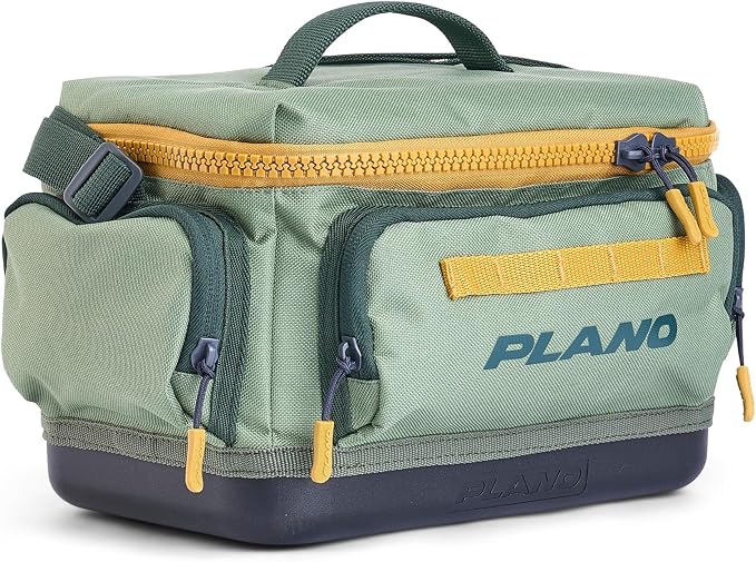 Plano Weekend 3500 Tackle Bag, Cutting-Edge Fishing Tackle Bag, Molded Waterproof Base, Spacious Storage, Die Cut Tool Sleeves, Daisy Chain Attachment Points