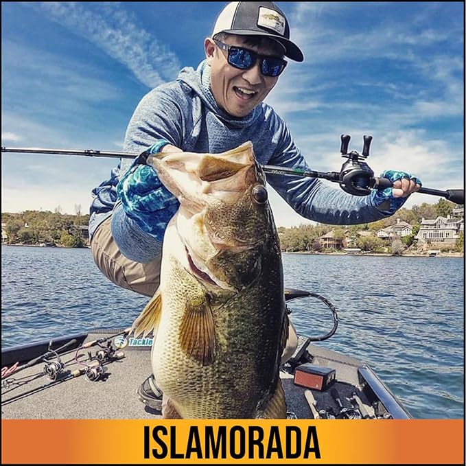 Glacier Glove Islamorada 50+ Sun Protection Durable Lightweight Breathable Quick-Dry Fingerless Outdoor Fishing Sun Glove
