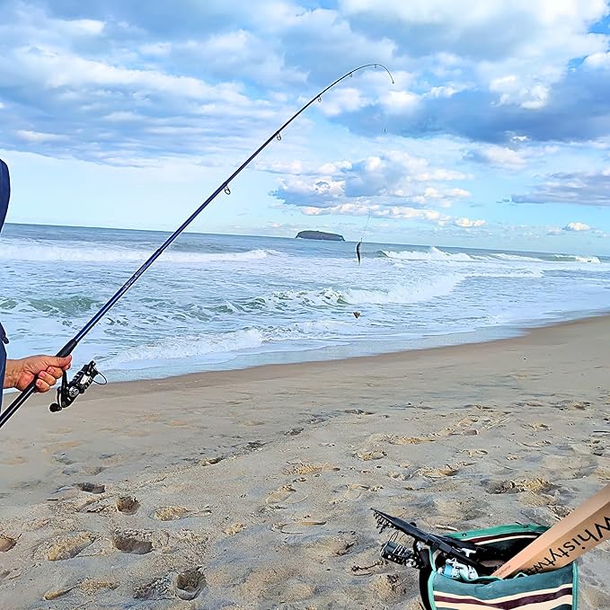 Whistytwig Carbon Fiber Telescopic Fishing Rod - Portable Collapsible Design for Travel and Adventure - Versatile Saltwater and Freshwater Fishing Pole