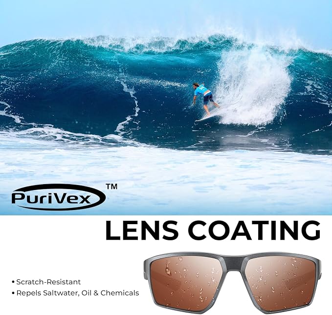 KastKing Osage Polarized Sport Sunglasses for Men and Women, Ideal for Driving Fishing Cycling Running, UV Protection