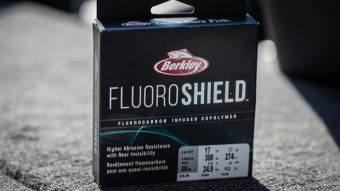 Berkley FluoroShield Fluorocarbon Fishing Line, Clear