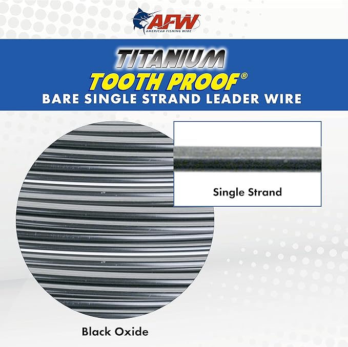American Fishing Wire Titanium Single Strand Leader