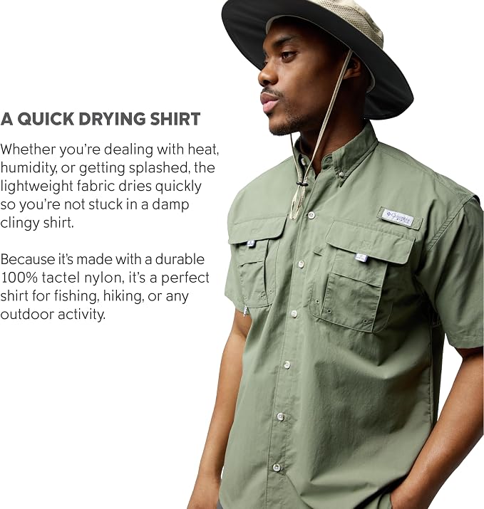 Columbia Men's PFG Bahama II Short Sleeve Fishing Shirt