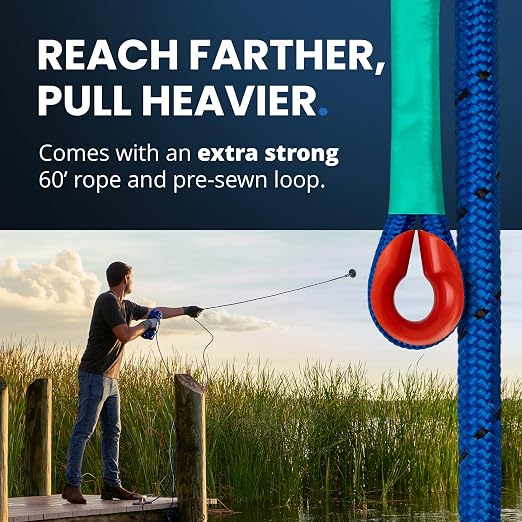 AnglerMag Magnet Fishing Kit - 1325 lbs Double Sided Neodymium Magnetic Fishing Stuff with Rope - 10 PCS Extra Strong Complete Gift Set with eBook, Carabiner, Gloves, Grappling Hook & Carrying Bag
