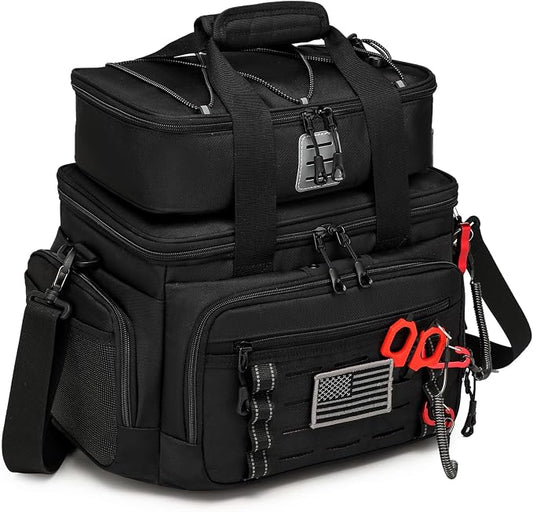 Fishing Tackle Bag, Detachable Fishing Reels Storage Pouch, Fishing Gear Organizer, Durable Angling Equipment, Featuring an Adjustable Shoulder Strap