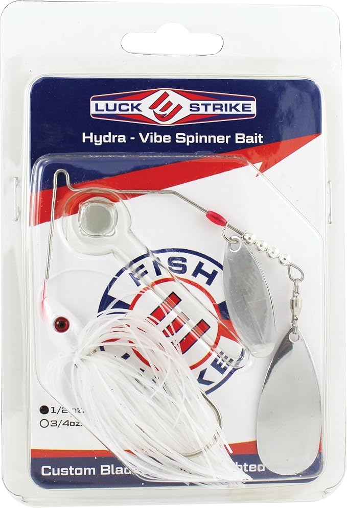 Luck E Strike Hydra-Vibe Spinner Bait with Custom Blades