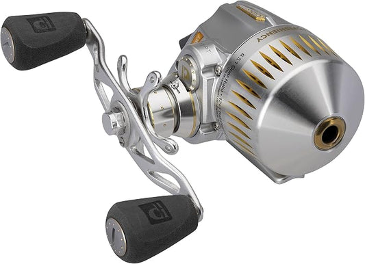 ProFISHiency Sniper High Speed Spincast Reel | Pre-Spooled w/100 Yards 10lb Monofilament Line | 6:5:1 Gear Ratio | Heavy-Duty Aluminum Cone, All-Metal Gears | Fastest spincast Reel in the World