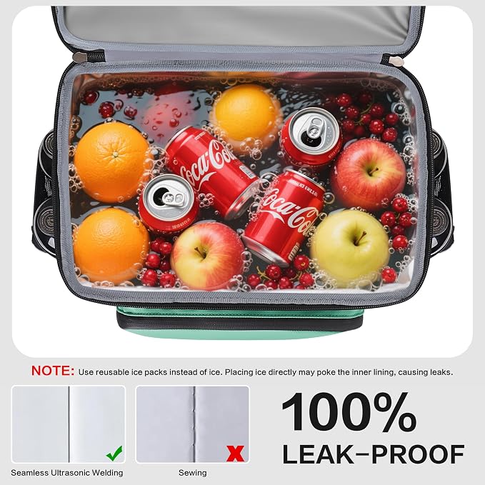 Hulongo Cooler Backpack, 30L Insulated Leakproof Soft Cooler Bag for 52 Cans, Lightweight Backpack for Beach, Picnic, Camping, Hiking, Fishing and Travel