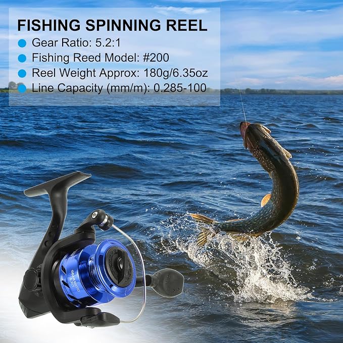 PATIKIL Fishing Reel Left/Right Interchangeable Handle