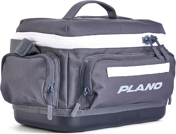 Plano Weekend 3500 Tackle Bag, Cutting-Edge Fishing Tackle Bag, Molded Waterproof Base, Spacious Storage, Die Cut Tool Sleeves, Daisy Chain Attachment Points