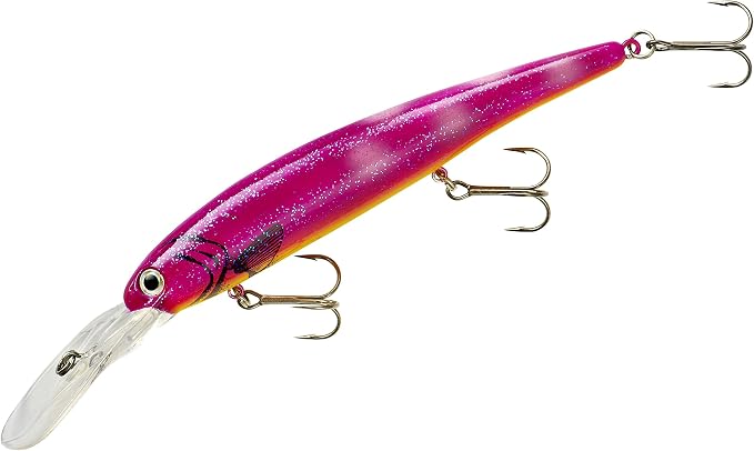 Bandit Lures 4 3/4-Inch Slender Minnow Jerkbait Trolls Up to 27 Feet Deep, Universal Color Patterns, 1 Piece