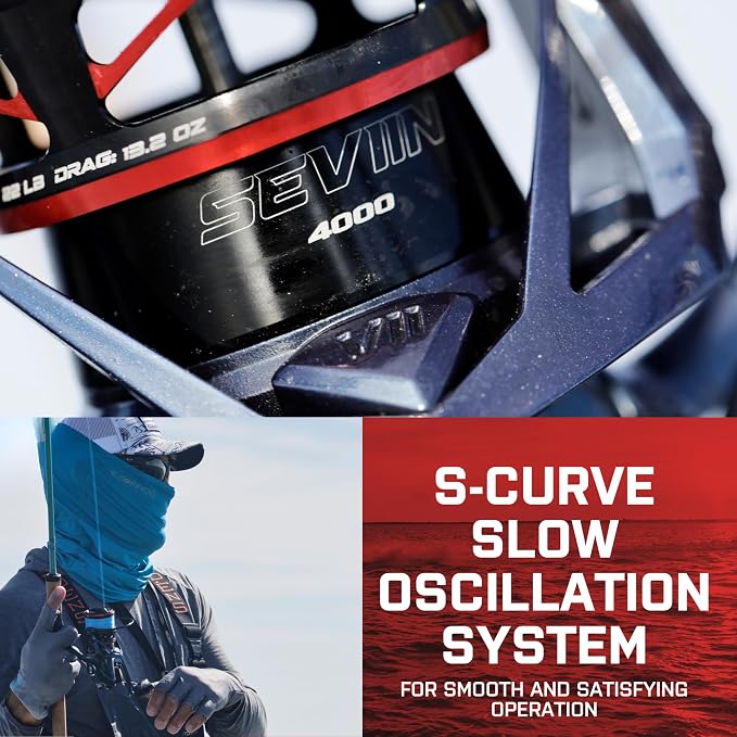 SEVIIN GSW Saltwater Spinning Reel - Engineered for Ultimate Durability, Corrosion Resistance & Dependability in Harsh Saltwater Conditions, Smooth Operation & Elite Performance