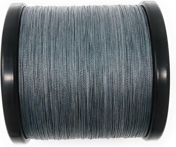 Reaction Tackle Braided Fishing Line - Pro Grade Power Performance for Saltwater or Freshwater Fish - Colored Fishing Line Braid for Extra Visibility