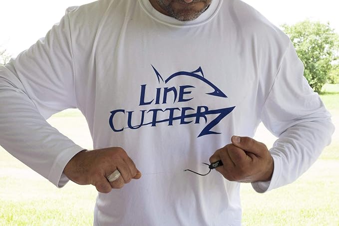 LINE CUTTERZ Pro Fish Gear Aluminum, Super Lightweight Hook Holder Ring Pulls Knots Tight Safely