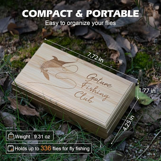Goture Fly Fishing Poppers Lures, Topwater Popper Flies Bugs Lure, Fly Fish Poppers Fishing Lures Kit, Dry Flies for Panfish Bluegill Crappie Sunfish Bass Trout Salmon