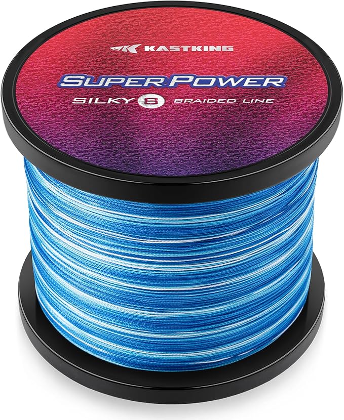 KastKing SuperPower Braided Fishing Line - Abrasion Resistant Braided Lines – Incredible Superline – Zero Stretch – Smaller Diameter – A Must-Have!