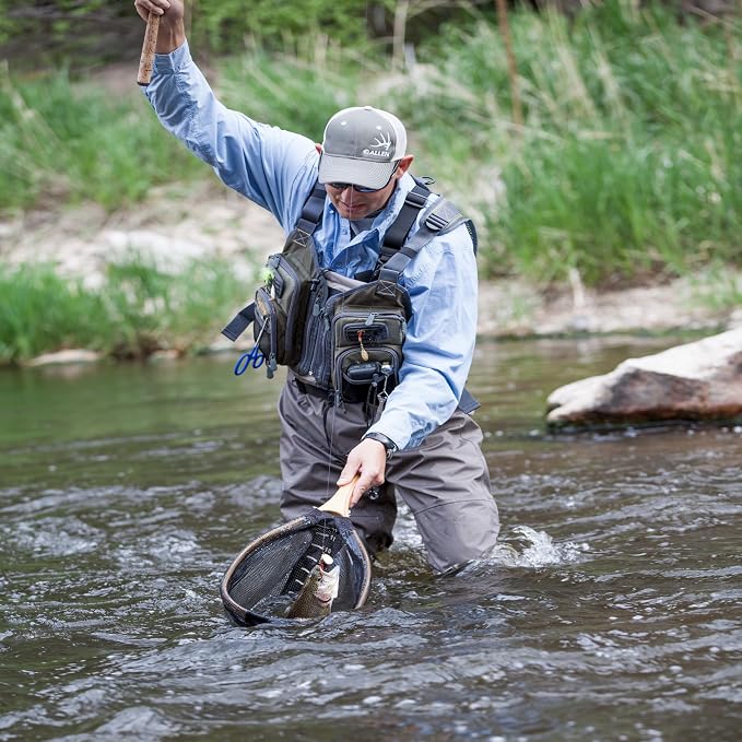 Allen Company Spring Creek Fishing Reel and Gear Bag - Portable Organizer - Holds up to 10 Fly Reels or 6 Spinning Reels - Green