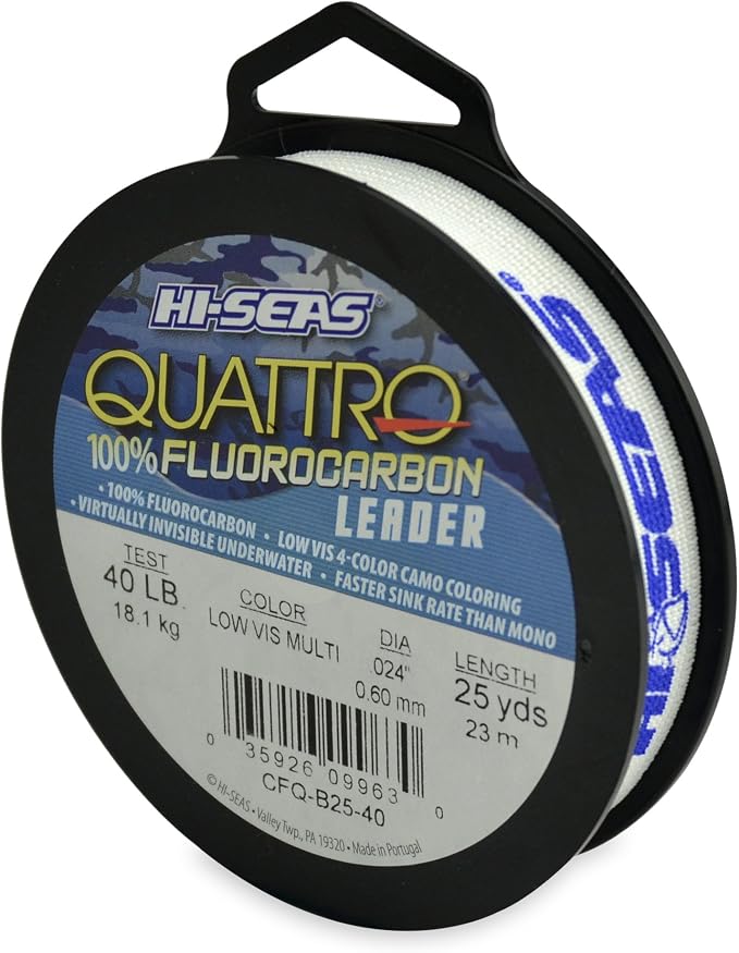 Hi-Seas Quattro 100% Fluorocarbon Leader
