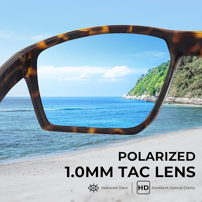 KastKing Osage Polarized Sport Sunglasses for Men and Women, Ideal for Driving Fishing Cycling Running, UV Protection