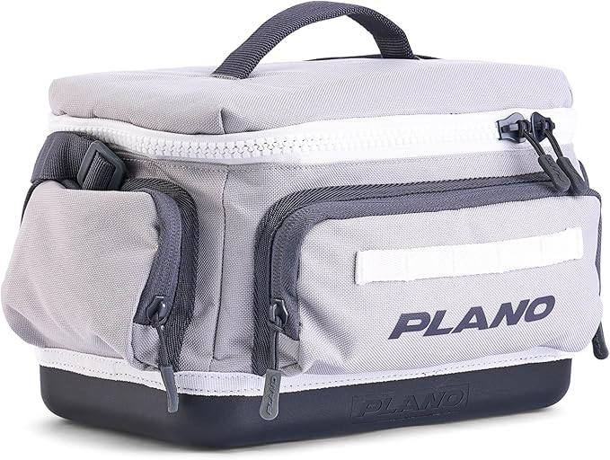 Plano Weekend 3500 Tackle Bag, Cutting-Edge Fishing Tackle Bag, Molded Waterproof Base, Spacious Storage, Die Cut Tool Sleeves, Daisy Chain Attachment Points