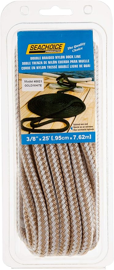 Seachoice Double-Braid Nylon Dock Line