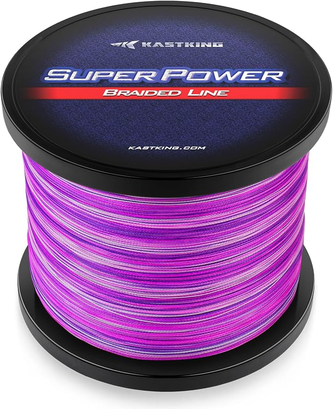 KastKing SuperPower Braided Fishing Line - Abrasion Resistant Braided Lines – Incredible Superline – Zero Stretch – Smaller Diameter – A Must-Have!
