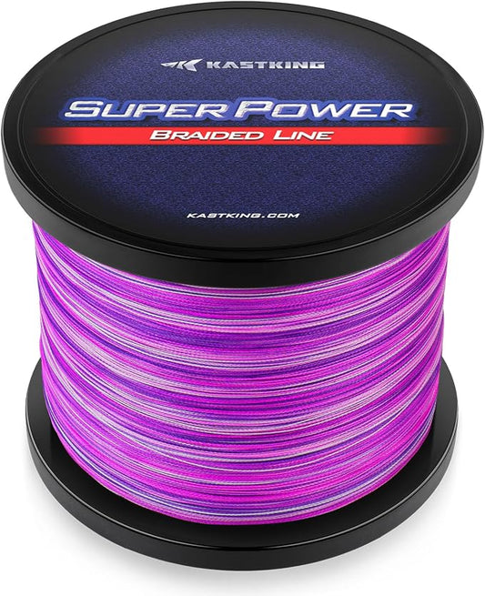 KastKing SuperPower Braided Fishing Line - Abrasion Resistant Braided Lines – Incredible Superline – Zero Stretch – Smaller Diameter – A Must-Have!