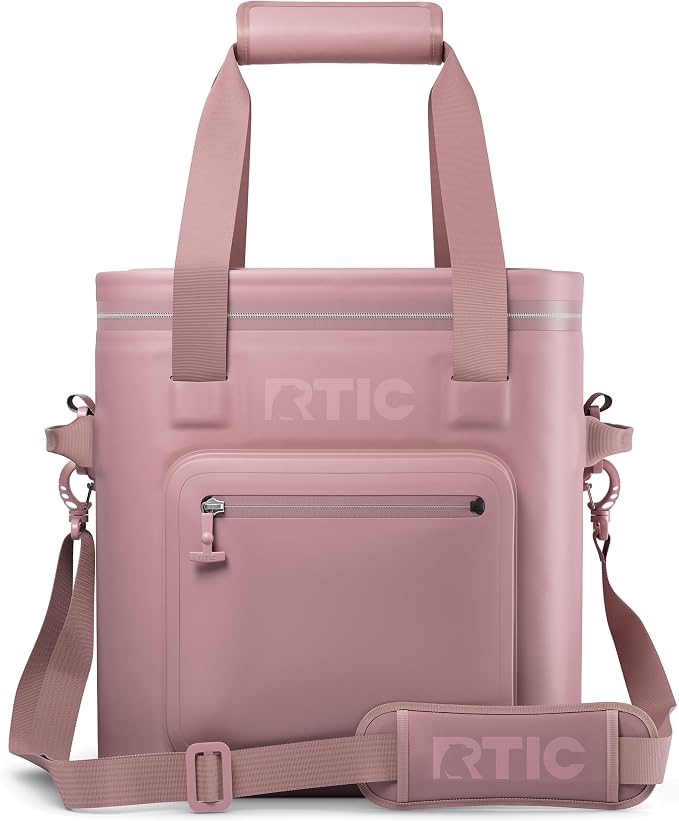 RTIC Ultra-Tough Soft Cooler Pro, Insulated, Waterproof, Leak Proof, Portable Floating Bag for Beverage, Drink, Lunch, Outdoor, Beach, Car, Camping, Picnic, Fishing, Boat