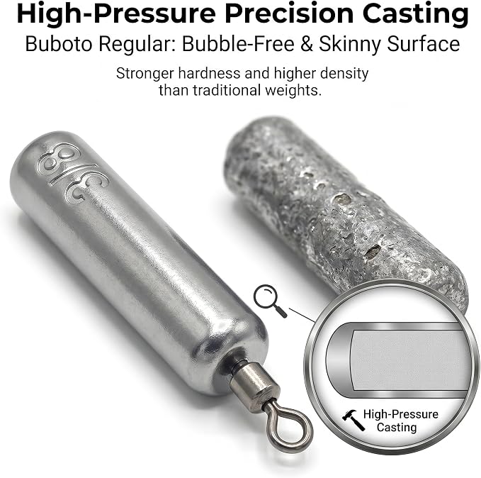 Drop Shot Fishing Weights with Rolling Swivel Streamlined Lead Fishing Sinkers for Freshwater Saltwater Catfish Bass Casting Fishing and Bottom Fishing Rigs