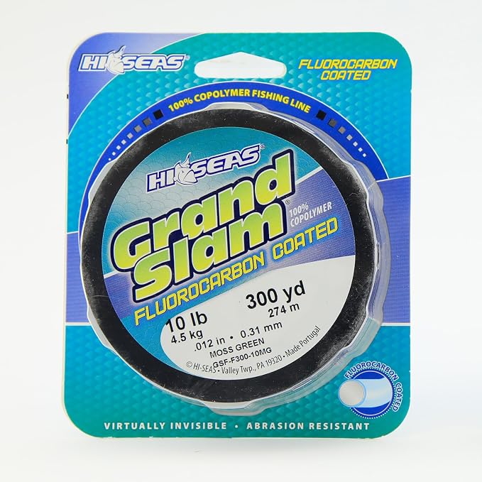 HI-SEAS Grand Slam Fluorocarbon Coated Fishing Line