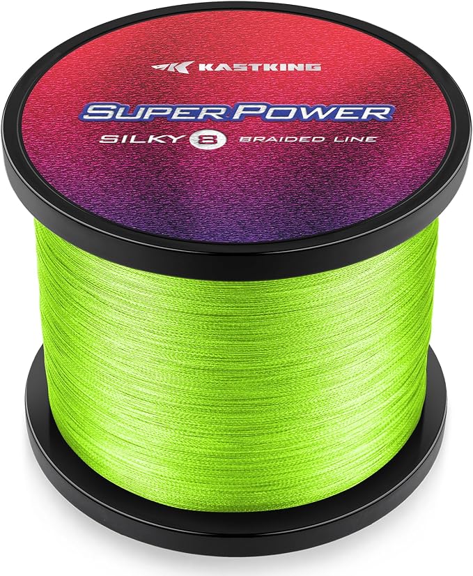 KastKing SuperPower Braided Fishing Line - Abrasion Resistant Braided Lines – Incredible Superline – Zero Stretch – Smaller Diameter – A Must-Have!