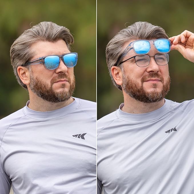 KastKing Chariton Fit-Over Polarized Wrap Around Over Sunglasses for Men and Women, Ideal for Driving Fishing Cycling Running