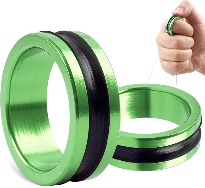 2pcs Fishing Line Puller Ring, Knot Tightening Fishing Metal Puller Ring Accessories Tool for Tying