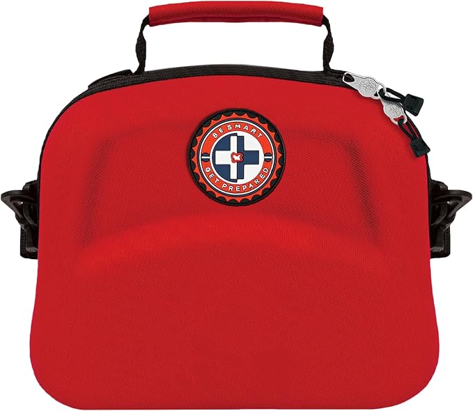 Be Smart Get Prepared First Aid Kit, 303 Piece: Clean, Treat, Protect Minor Cuts, Scrapes. Home, Office, Car, School, Business, Travel, Emergency, Survival, Hunting, Outdoor, Camping, Sports