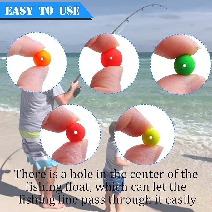 AGOOL Pompano Rigs Fishing Floats Bobbers Snell Float Foam Fishing Rig Floats Live Bait Walleye Rig Making Accessories Bullet Cylinder Float for Trout Catfish