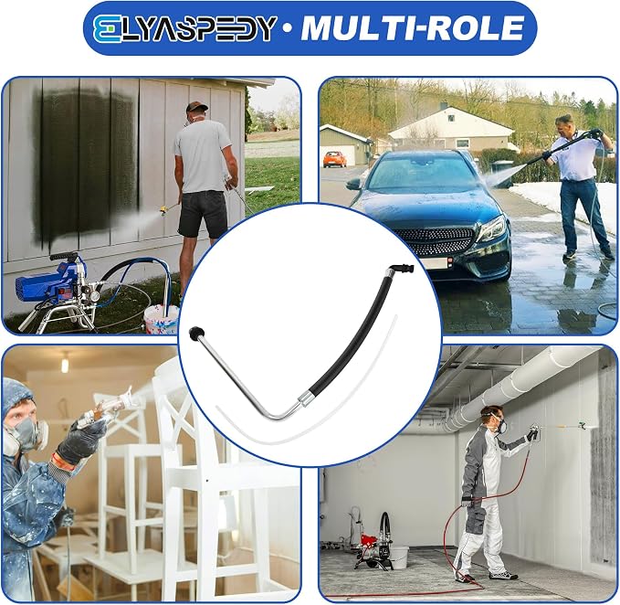 2026 New Upgraded Stainless Steel Suction Hose and Reflux Line Sets,Complimentary 2 Stainless Steel Filter,Compatible With Titan 440 450 Airless Spraying Machine,Airless Paint Sprayer Accessories