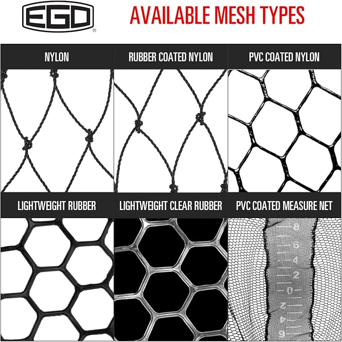 Ego S1& S2 Fixed Handles, Fishing Net Extension, Multiple Lengths, Strong & Lightweight, Easy Net Removal, Modular System, 30+ Attachments