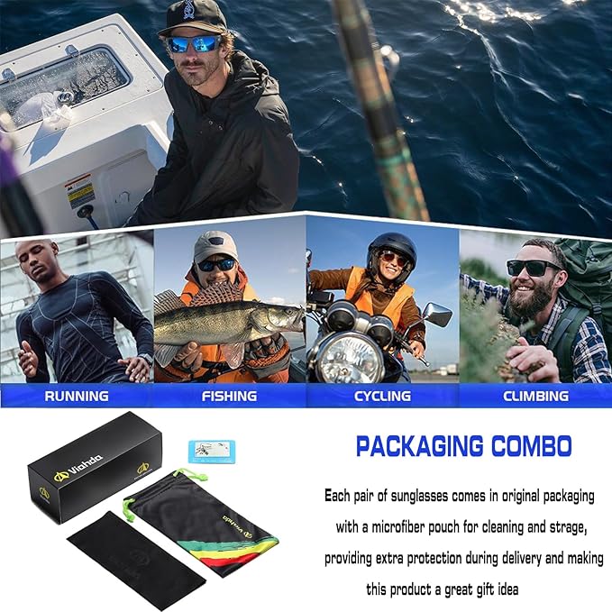 Polarized Sports Sunglasses for Man Cycling Running Fishing Golf Fashion Sun glasses Women HD6009