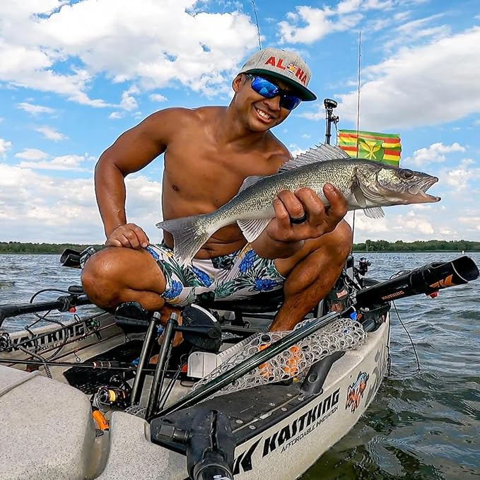 KastKing Zephyr Dual-Tip Fishing Rod and Reel Combo,Spinning & Baitcaster Combo,Dual Tips Section for Different Powers,IM6 Graphite 2-Piece Rod with Extra Tip,Sensitive & Powerful,Freshwater Fishing