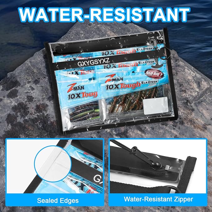 Fishing Gear Storage Bag Bait Storage Sealed Edges Waterproof Protection Durable and Sturdy Large Capacity PVC-Free Fishing Accessories Bag