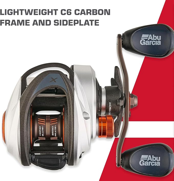 Abu Garcia Revo X Low Profile Baitcast Fishing Reel