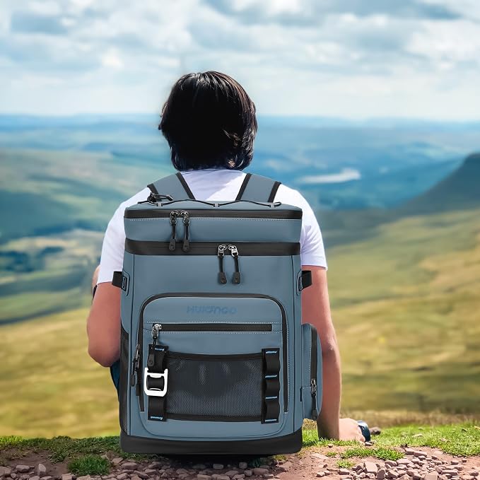 Hulongo 48Cans Cooler Backpack, Waterproof Insulated Backpack Cooler for Men & Women, Leakproof